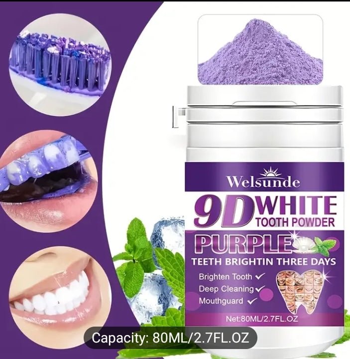 9D Tooth Whitening Powder | Safe & Fast - Acting Teeth Whitening Solution" - My Store