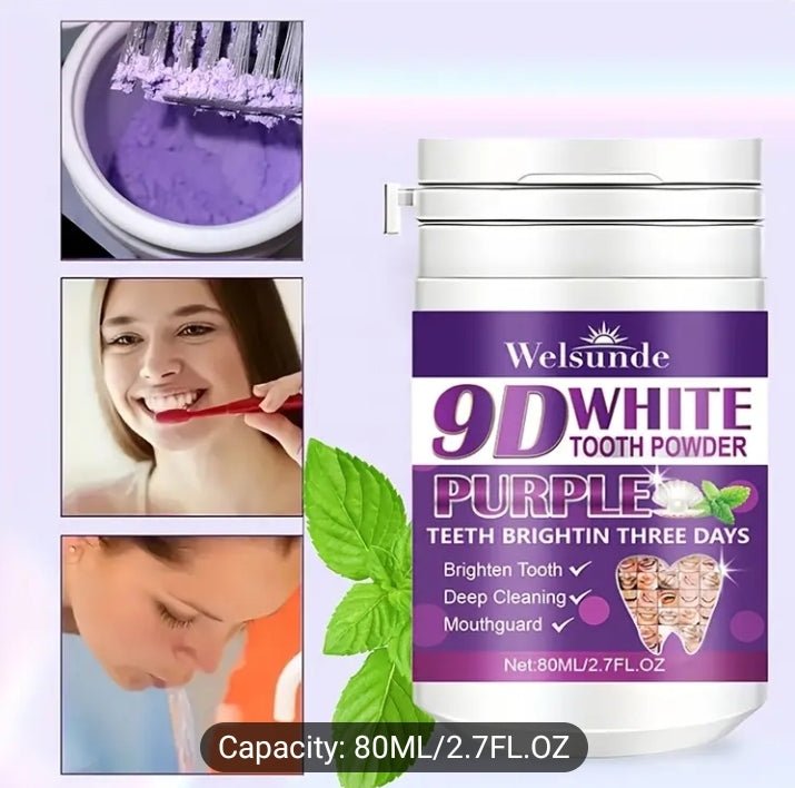 9D Tooth Whitening Powder | Safe & Fast - Acting Teeth Whitening Solution" - My Store