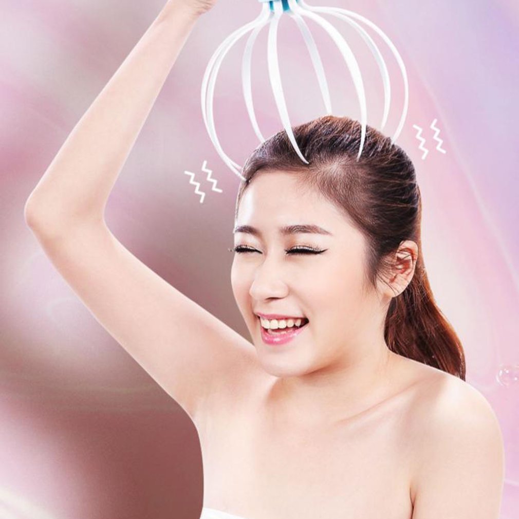 Head Massager Scalp Vibration Massage Eight Claw Electric Household Massager Head Masager Body Care - My Store