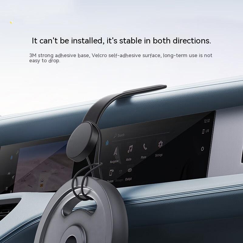 Magnetic Bendable Car Mobile Phone Holder Wireless Charger Phone Holder 15W Car Dash Mount Compatible With Phone - My Store