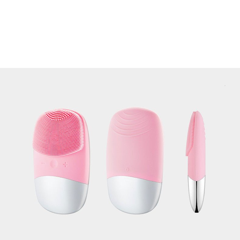 Mini Silicone Electric Face Cleansing Brush Electric Facial Cleanser Facial Cleansing Brush Skin Massager Skin Care Tools - My Store